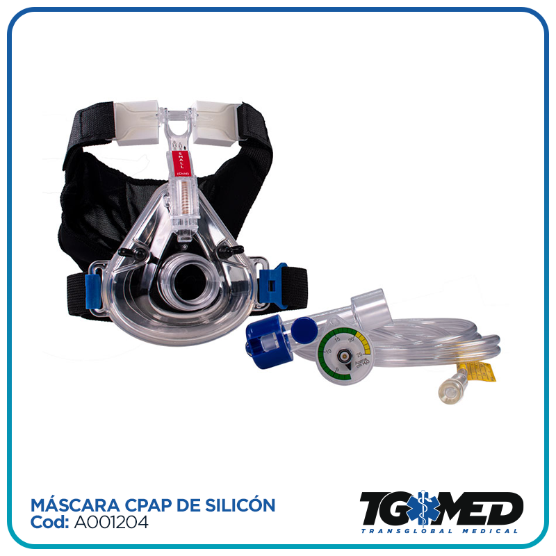 Máscara CPAP de Silicón